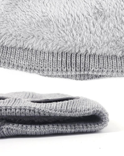 Cozy Aviator Beanie with Goggles -  urban style - Cozy Aviator Beanie with Goggles for All
