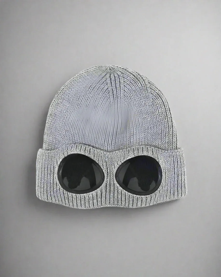 Cozy Aviator Beanie with Goggles -  weather resistant - Cozy Aviator Beanie with Goggles for All
