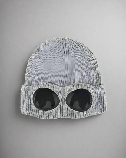 Cozy Aviator Beanie with Goggles -  weather resistant - Cozy Aviator Beanie with Goggles for All