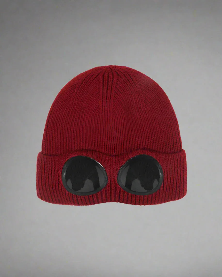 Cozy Aviator Beanie with Goggles -  weather resistant hat - Cozy Aviator Beanie with Goggles for All