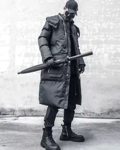 Cozy Cargo Winter Jacket -  breathable winter jacket - Cozy Cargo Long Winter Jacket for Comfort