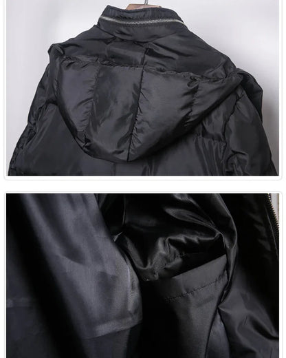 Cozy Cargo Winter Jacket - cargo jacket - Cozy Cargo Long Winter Jacket for Comfort