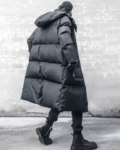 Cozy Cargo Winter Jacket - warm long winter coat - Cozy Cargo Long Winter Jacket for Comfort