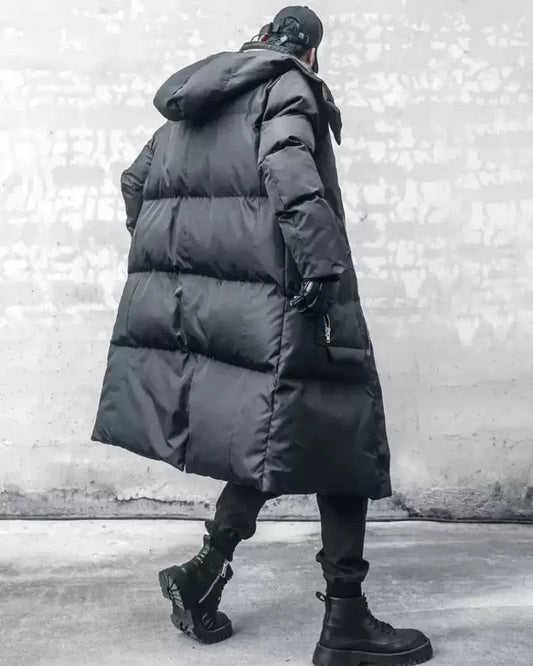 Cozy Cargo Winter Jacket - warm long winter coat - Cozy Cargo Long Winter Jacket for Comfort