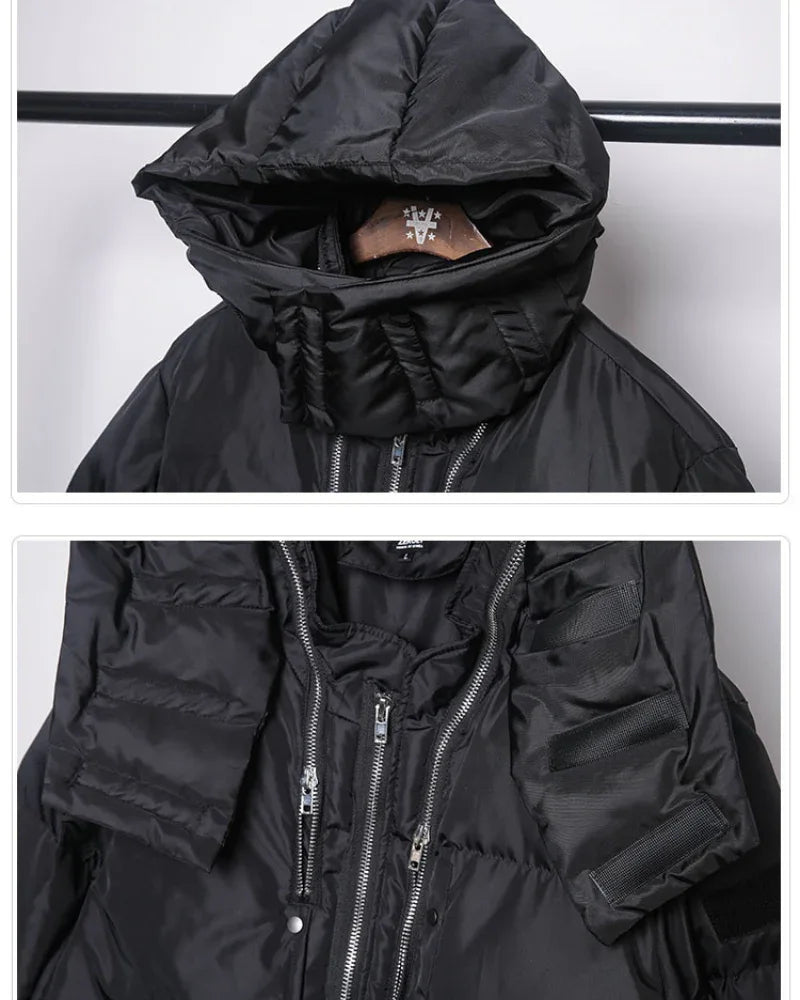Cozy Cargo Winter Jacket -  winter coat - Cozy Cargo Long Winter Jacket for Comfort