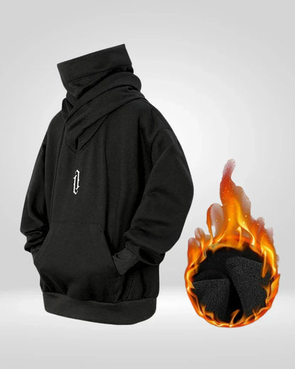Cozy Chic Neck Hoodie -  cozy hoodie - Cozy Chic Neck Hoodie for Warmth and Style