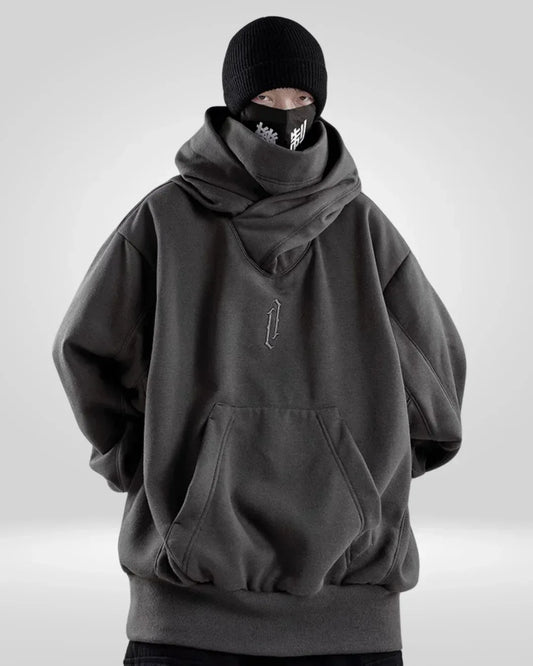 Cozy Chic Neck Hoodie - turtleneck hoodie - Cozy Chic Neck Hoodie for Warmth and Style