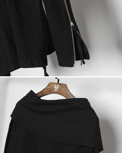 Cozy High Collar Hoodie -  comfortable - Cozy High Collar Hoodie for Every Occasion