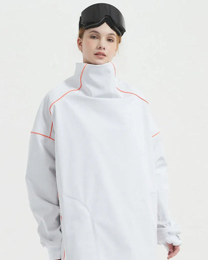Cozy High-Neck Ski Hoodie - waterproof insulated hoodie - Cozy Waterproof Ski Hoodie for Winter Adventures