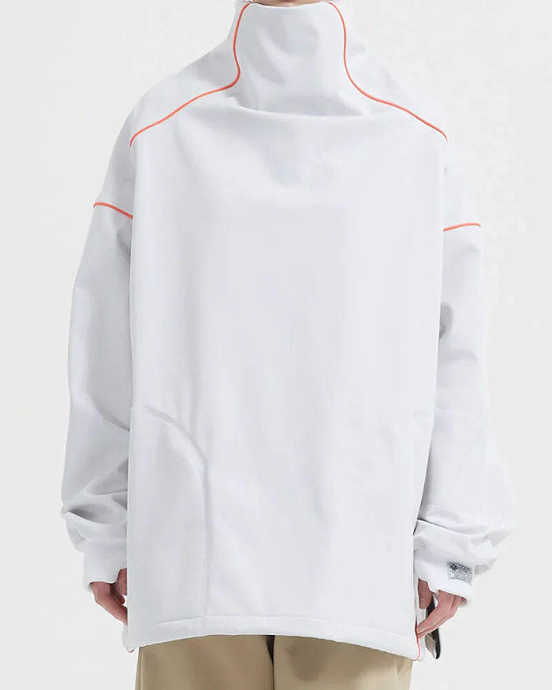 Cozy High-Neck Ski Hoodie - waterproof insulated hoodie - Cozy Waterproof Ski Hoodie for Winter Adventures