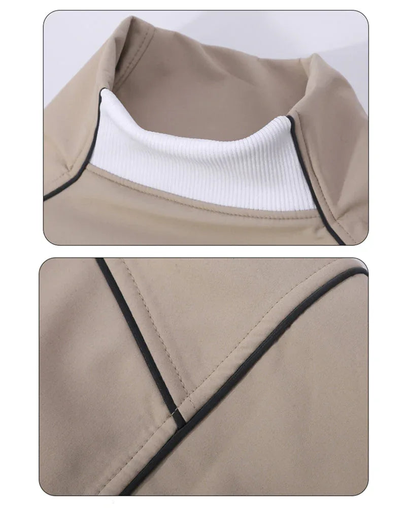 Cozy High-Neck Ski Hoodie -  winter sports hoodie - Cozy Waterproof Ski Hoodie for Winter Adventures