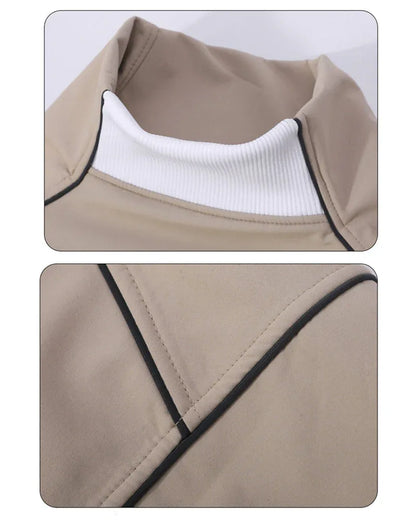 Cozy High-Neck Ski Hoodie -  winter sports hoodie - Cozy Waterproof Ski Hoodie for Winter Adventures