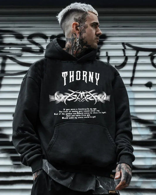 Cozy Rocker Hoodie Bliss - heavyweight cotton hoodie - Cozy Rocker Hoodie for Streetwear Style
