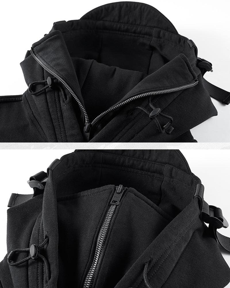 Cozy Tactical Mask Hoodie -  mask hoodie - Comfy Tactical Mask Hoodie for Urban Adventures