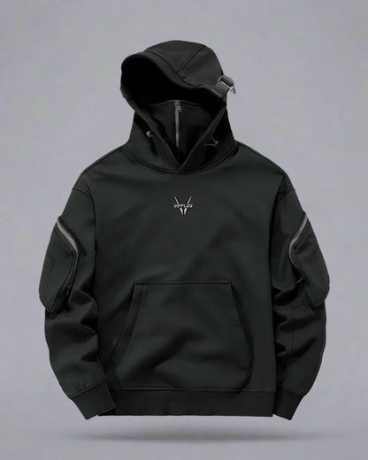 Cozy Tactical Mask Hoodie - tactical hoodie - Comfy Tactical Mask Hoodie for Urban Adventures