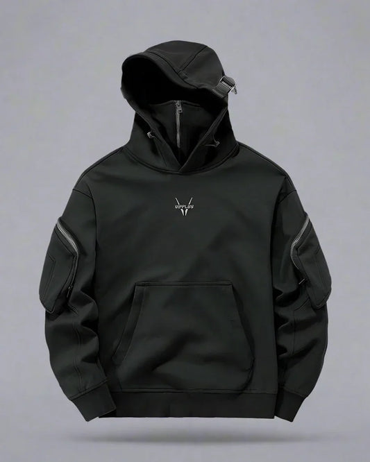 Cozy Tactical Mask Hoodie - tactical hoodie - Comfy Tactical Mask Hoodie for Urban Adventures