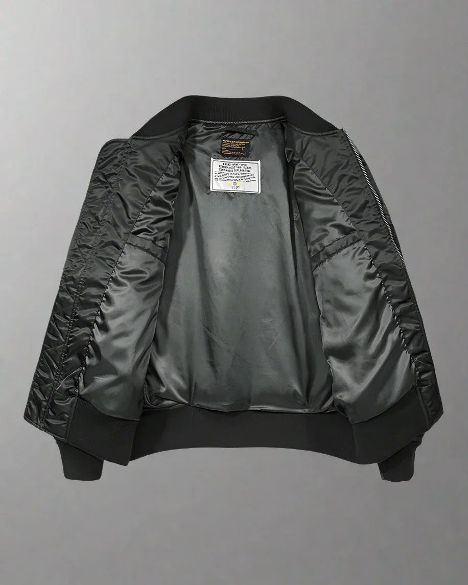 Cozy Winter Bomber Jacket -  bomber jacket - Cozy Winter Bomber Jacket for Urban Adventures