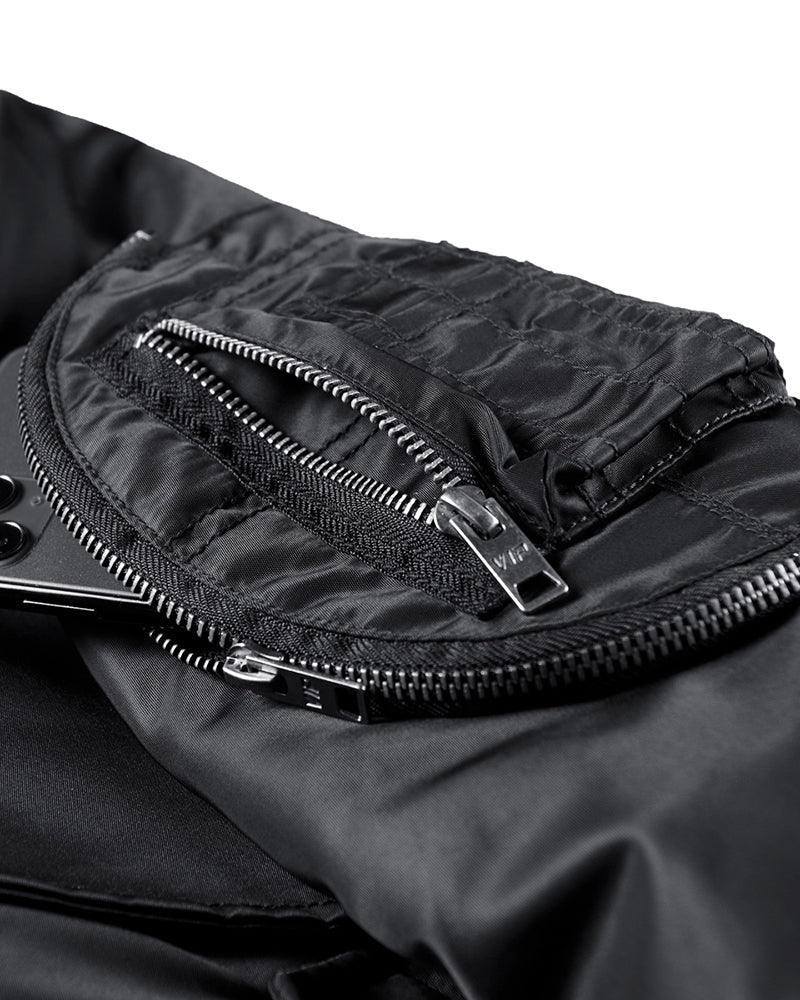 Cozy Winter Bomber Jacket -  techwear - Cozy Winter Bomber Jacket for Urban Adventures