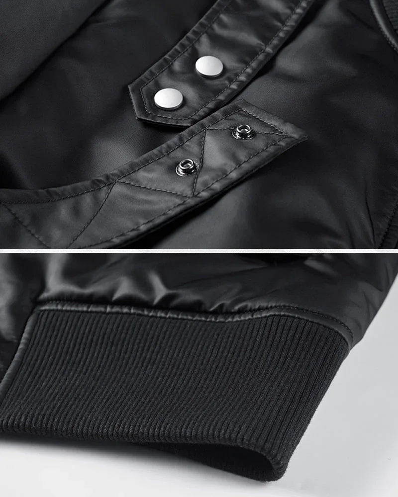 Cozy Winter Bomber Jacket -  urban wear - Cozy Winter Bomber Jacket for Urban Adventures