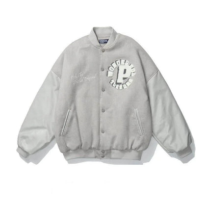 Custom Varsity Jacket - y2k streetwear - Custom Varsity Jacket for Unique Streetwear Looks
