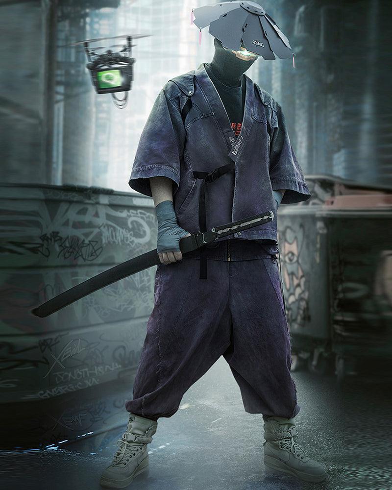 Cyber Samurai Yaksha Jacket -  comfortable - Cyber Samurai Yaksha Jacket for Modern Style