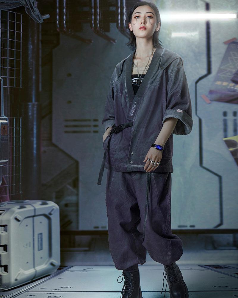 Cyber Samurai Yaksha Jacket - comfortable jacket - Cyber Samurai Yaksha Jacket for Modern Style