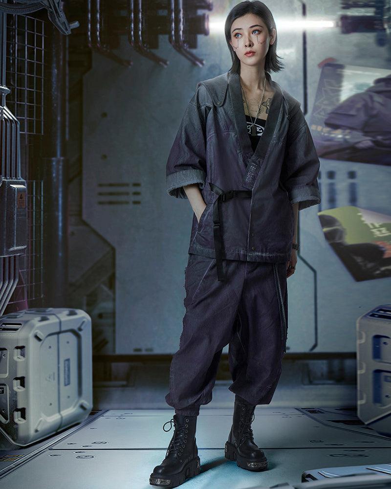 Cyber Samurai Yaksha Jacket - cyberpunk - Cyber Samurai Yaksha Jacket for Modern Style