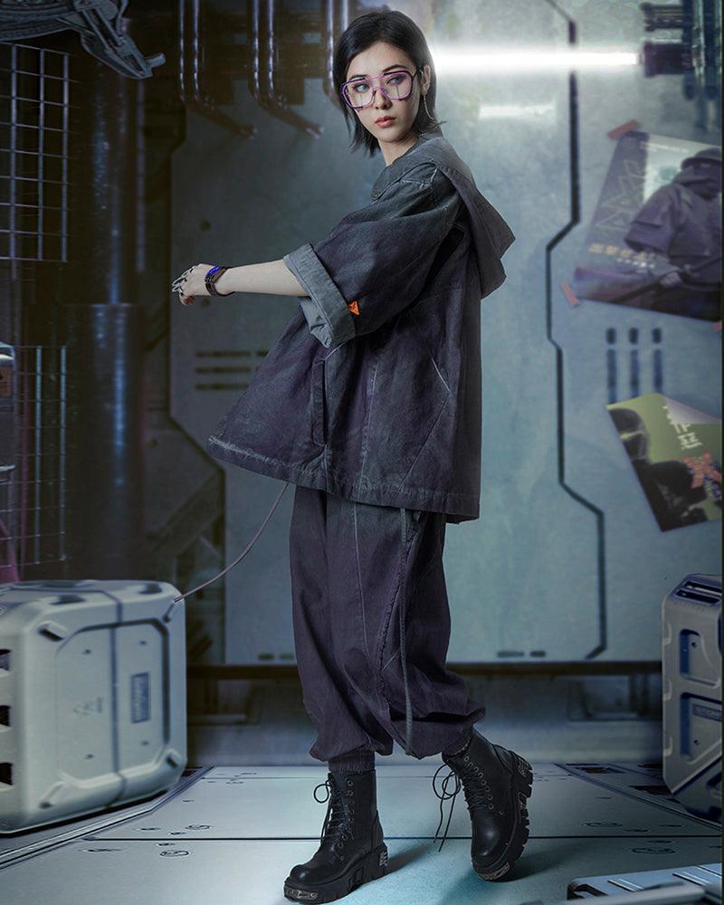 Cyber Samurai Yaksha Jacket -  techwear - Cyber Samurai Yaksha Jacket for Modern Style