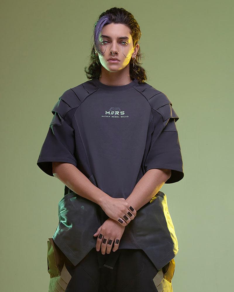 Futuristic Mech Graphic T-Shirt