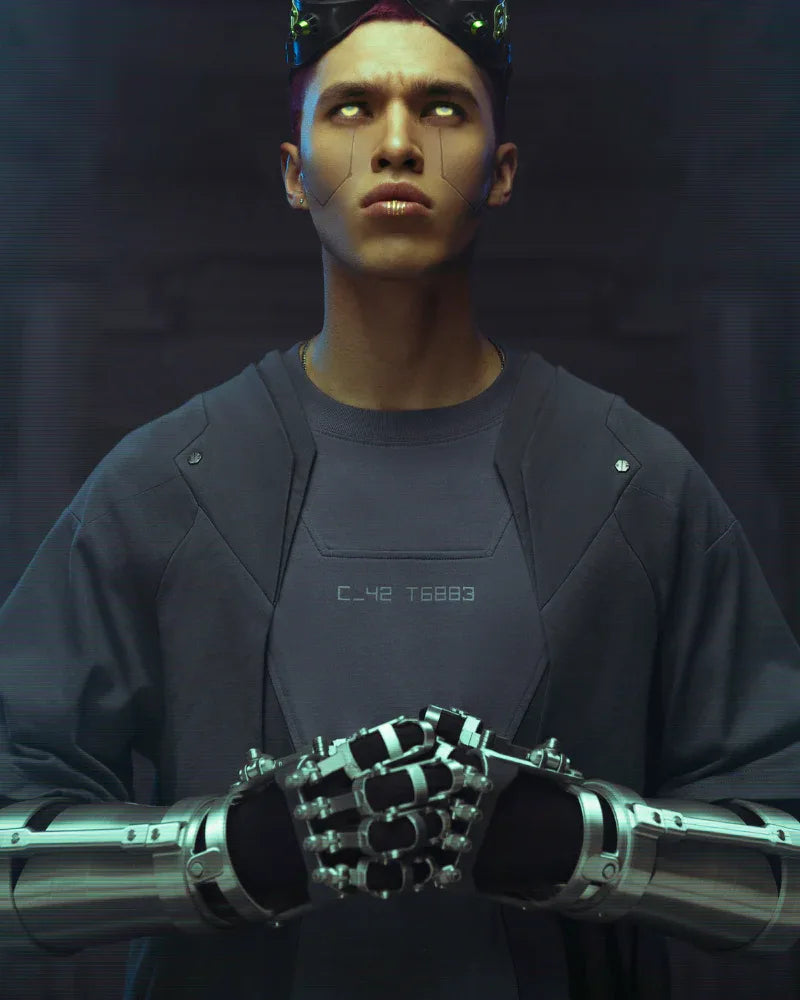 Cyberpunk Mecha T-Shirt - sci-fi t-shirt - Futuristic Cyberpunk Mecha T-Shirt for Trendsetters