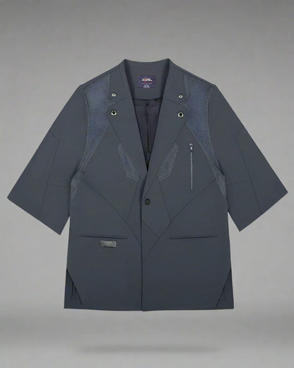 Cyberpunk Short Sleeve Suit - cyberpunk - Cyberpunk Short Sleeve Suit for a Modern Look