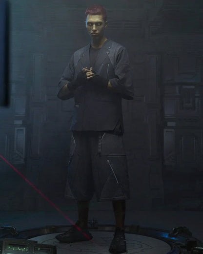 Cyberpunk Short Sleeve Suit -  techwear accessories - Cyberpunk Short Sleeve Suit for a Modern Look