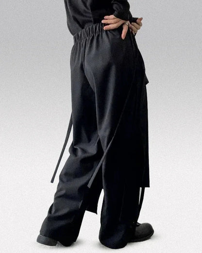Detachable Skirt Hakama Pants - hakama pants - Detachable Skirt Hakama Pants for Versatile Style
