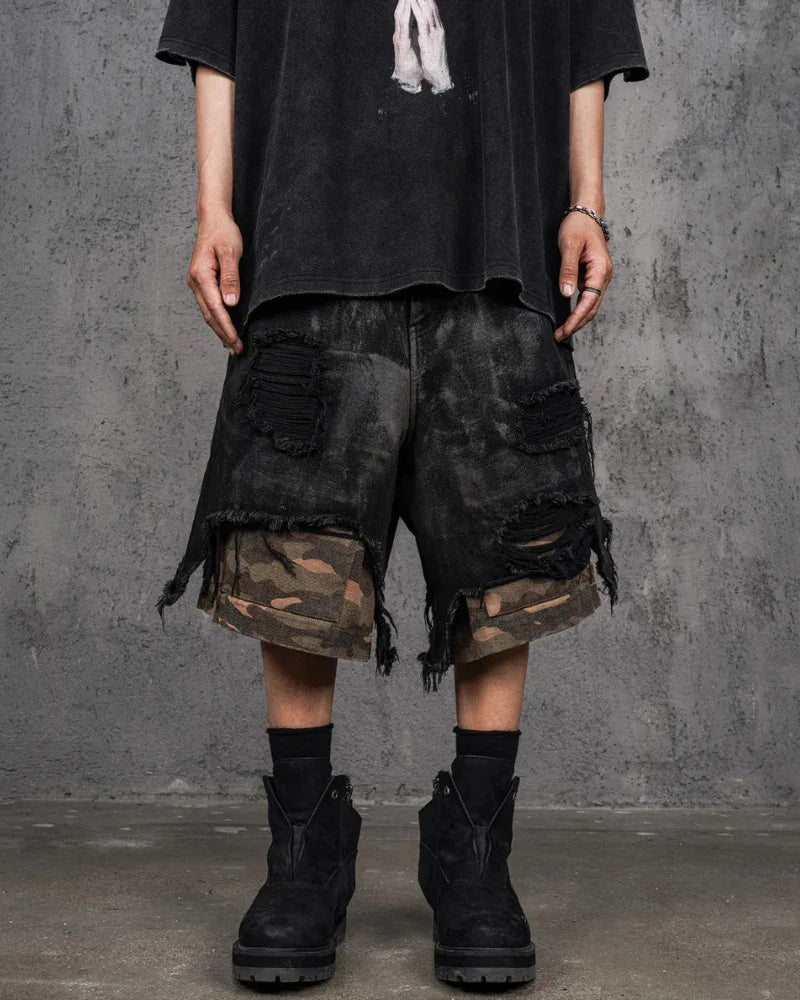 Durable Camo Utility Shorts - camo shorts - Durable Camo Utility Shorts for Outdoor Adventures