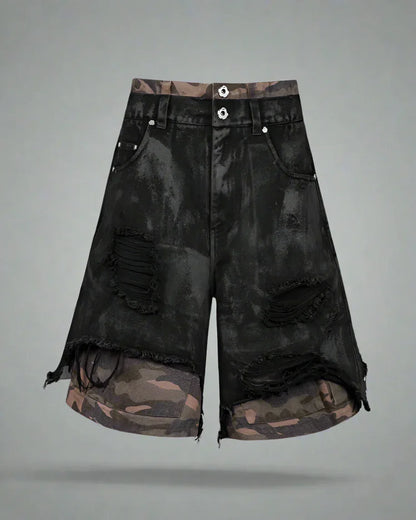 Durable Camo Utility Shorts - camo shorts - Durable Camo Utility Shorts for Outdoor Adventures