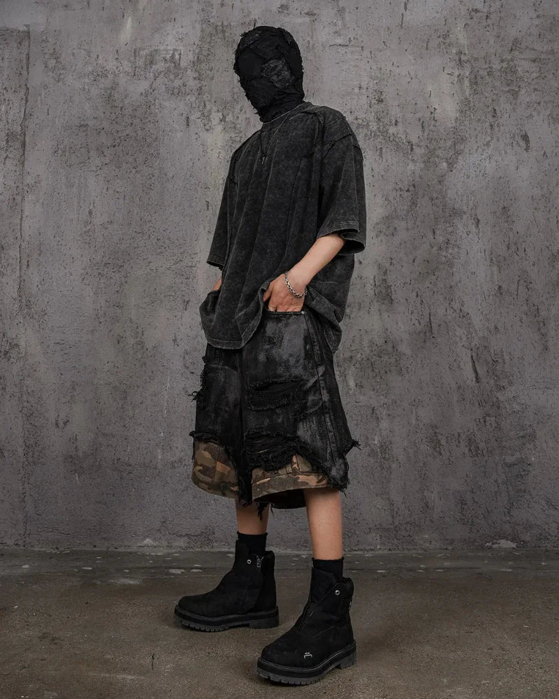 Durable Camo Utility Shorts -  durable shorts - Durable Camo Utility Shorts for Outdoor Adventures