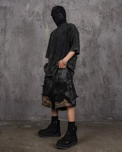 Durable Camo Utility Shorts -  durable shorts - Durable Camo Utility Shorts for Outdoor Adventures