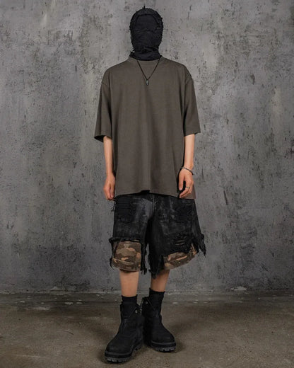 Durable Camo Utility Shorts -  outdoor adventure shorts - Durable Camo Utility Shorts for Outdoor Adventures
