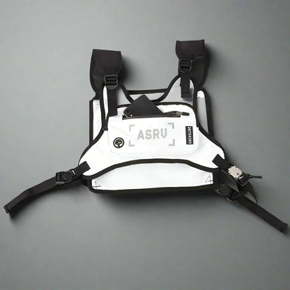 Dynamic Adventure Chest Pack -  adjustable bag - Dynamic Adventure Chest Pack in Black and White