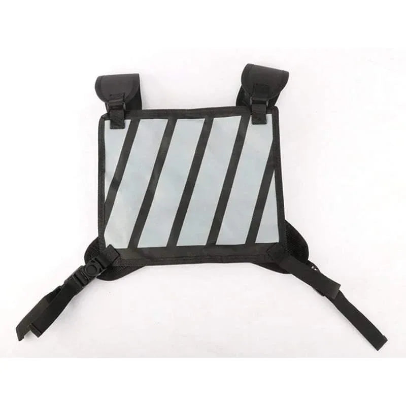 Dynamic Adventure Chest Pack -  polyester chest pack - Dynamic Adventure Chest Pack in Black and White