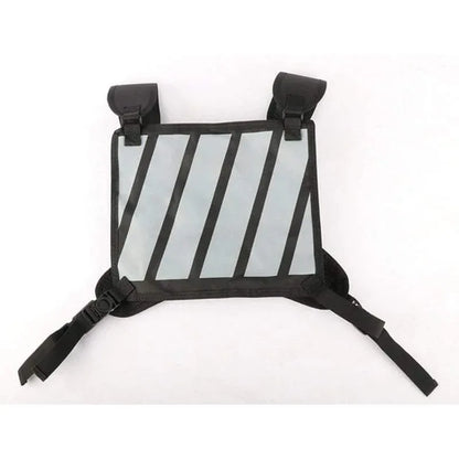 Dynamic Adventure Chest Pack -  polyester chest pack - Dynamic Adventure Chest Pack in Black and White