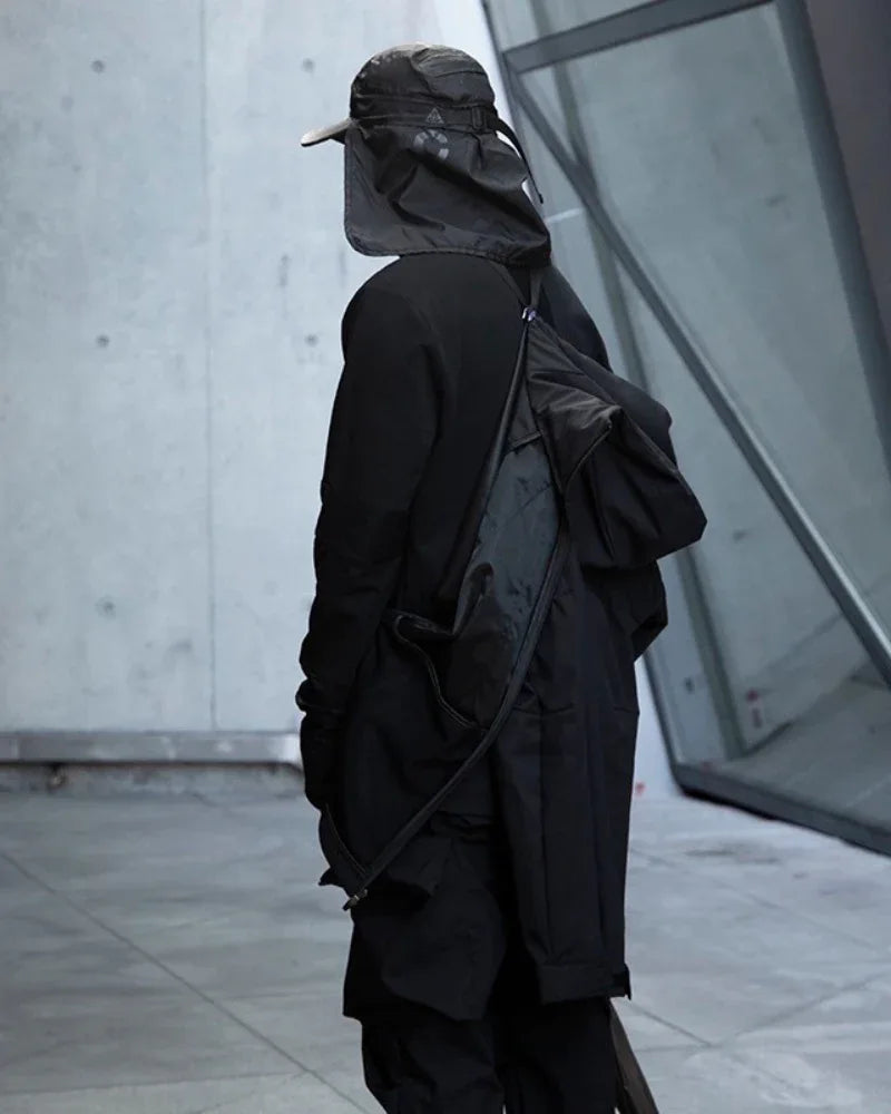 Dynamic Cyberpunk Utility Jacket -  cyberpunk - Dynamic Cyberpunk Utility Jacket with Dual Pockets