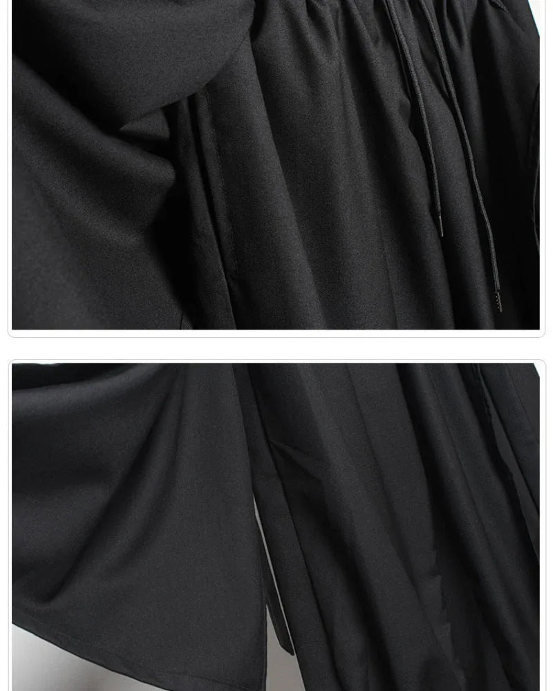 Dynamic Dual-Layer Pants -  black pants - Dynamic Dual-Layer Pants for Stylish Comfort