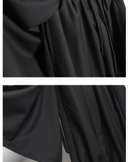 Dynamic Dual-Layer Pants -  black pants - Dynamic Dual-Layer Pants for Stylish Comfort