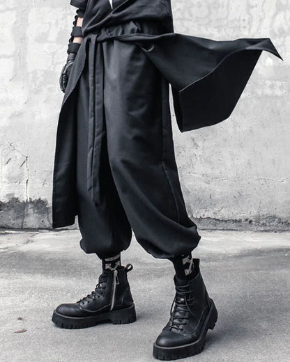 Dynamic Dual-Layer Pants -  dual-layer pants - Dynamic Dual-Layer Pants for Stylish Comfort