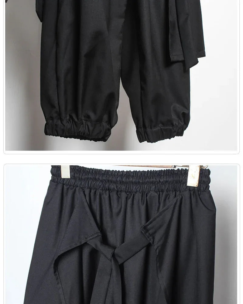 Dynamic Dual-Layer Pants - ninja pants - Dynamic Dual-Layer Pants for Stylish Comfort