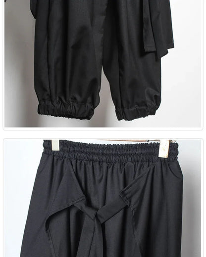 Dynamic Dual-Layer Pants - ninja pants - Dynamic Dual-Layer Pants for Stylish Comfort