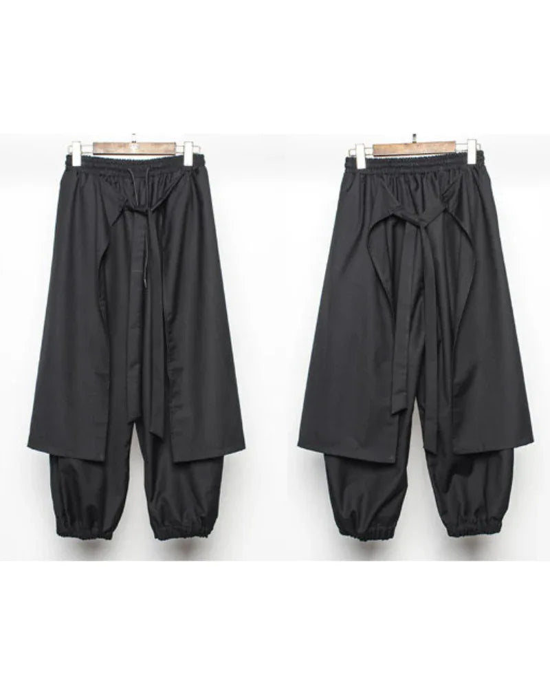 Dynamic Dual-Layer Pants -  techwear pants - Dynamic Dual-Layer Pants for Stylish Comfort