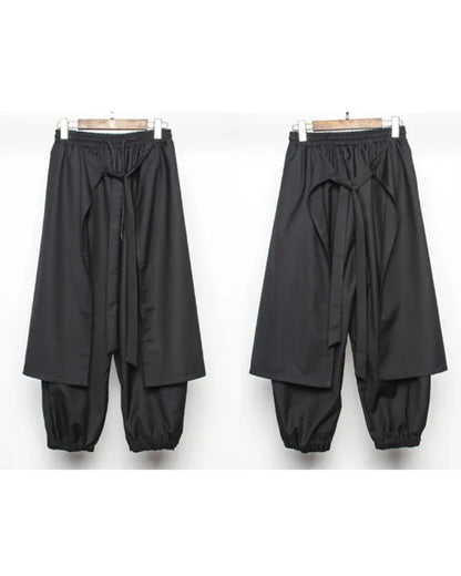 Dynamic Dual-Layer Pants -  techwear pants - Dynamic Dual-Layer Pants for Stylish Comfort