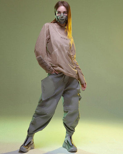 Dynamic Neon 3D Hoodie -  techwear - Dynamic Neon 3D Hoodie for Futuristic Style
